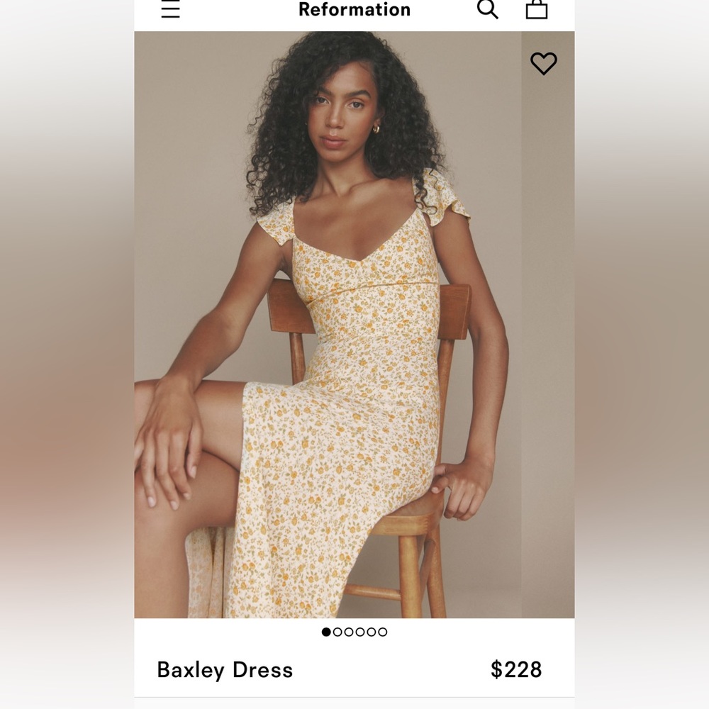 Reformation Baxley Dress